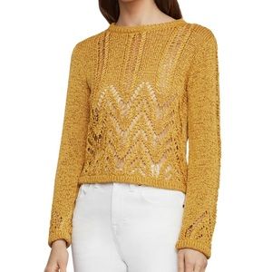 Black mixed stitch sweater